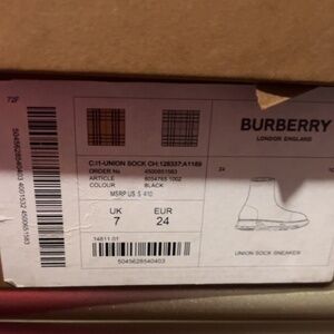 Burberry girl shoes